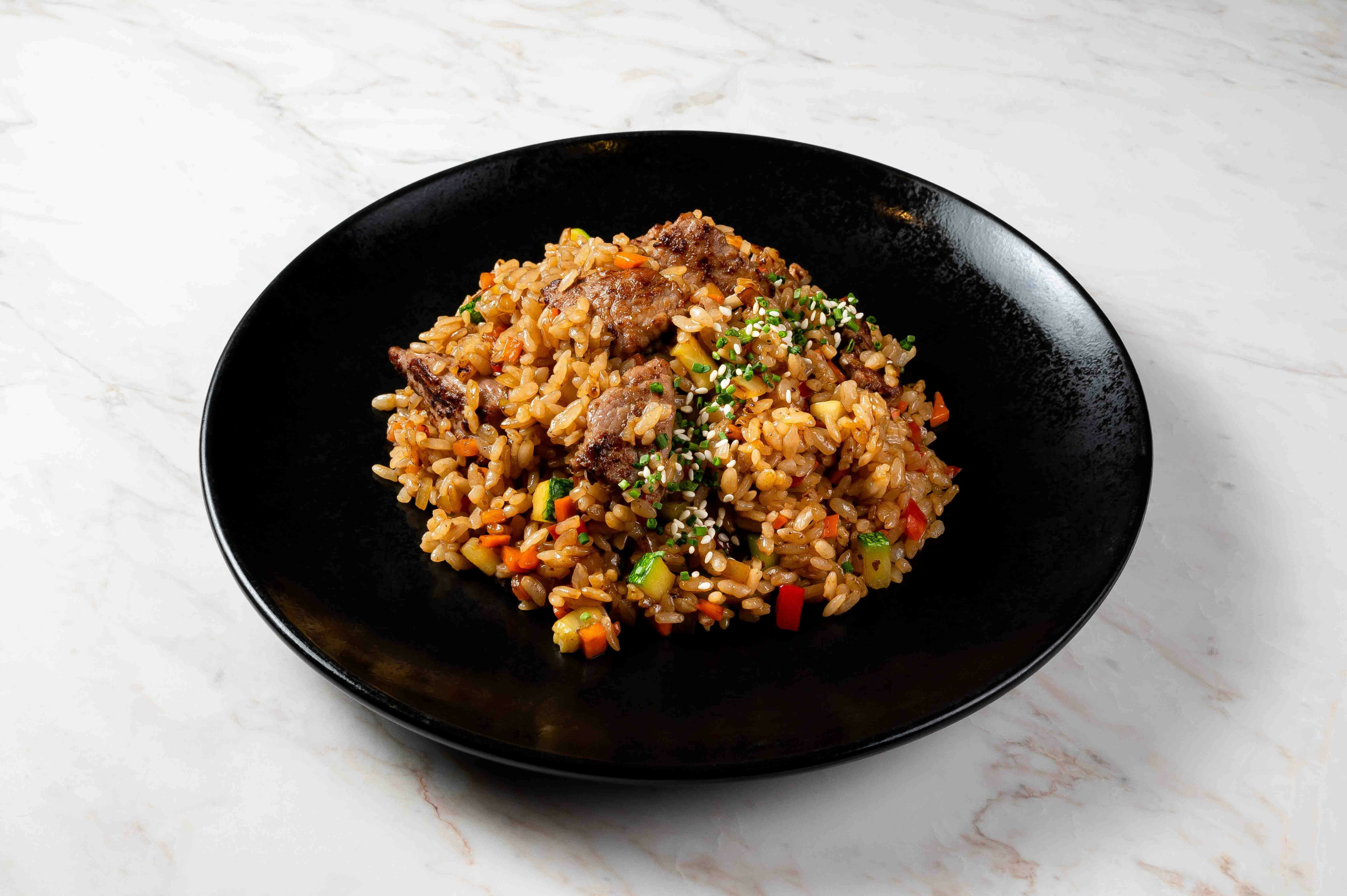 Гохан с говядиной