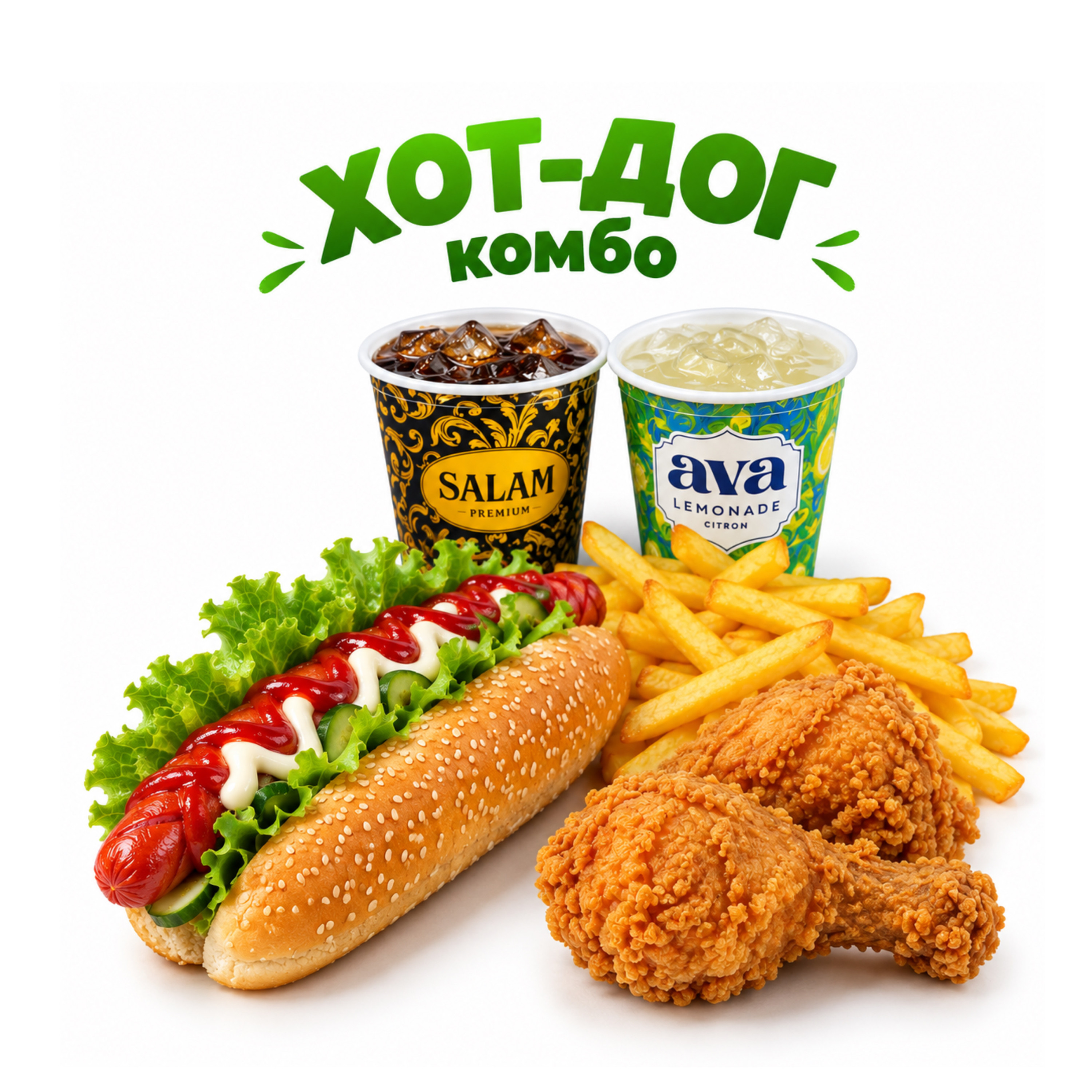 Хот-дог комбо