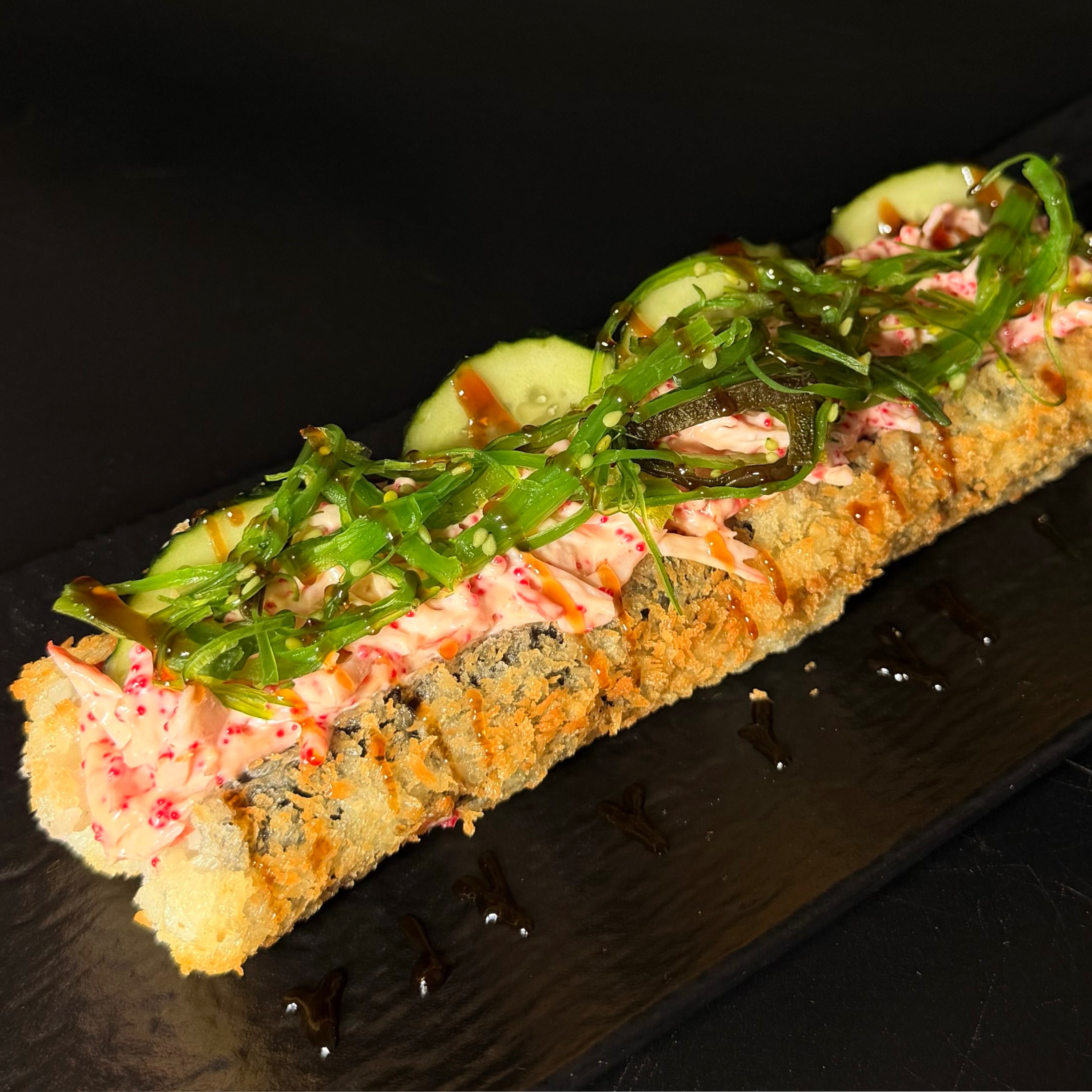 Ролл дог с крабом