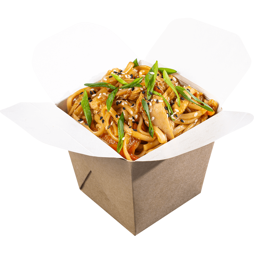 Удон с курицей